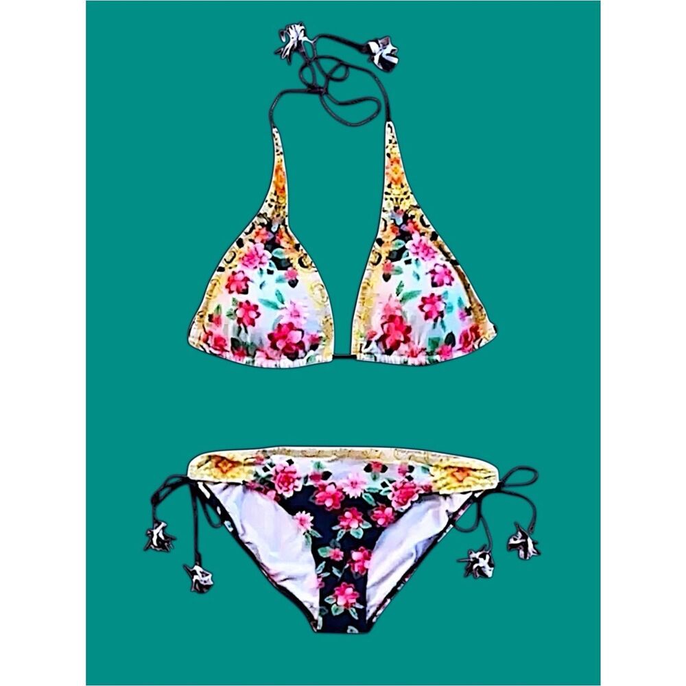Johnny Was Raina Tassel String Bikini Set XL - Picture 11 of 12